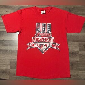 VINTAGE 1997 LEE SPORT Cleveland Indians All Star Game Graphic T-shirt Men’s LRG